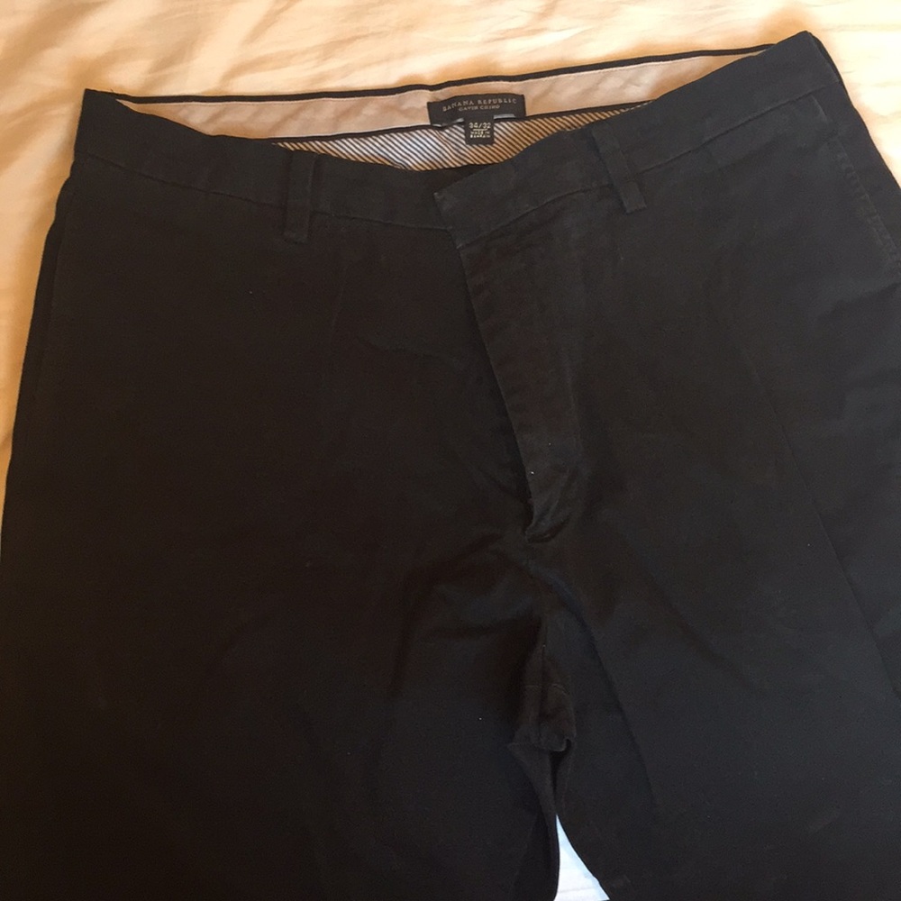 Banana republic black chino 34/32